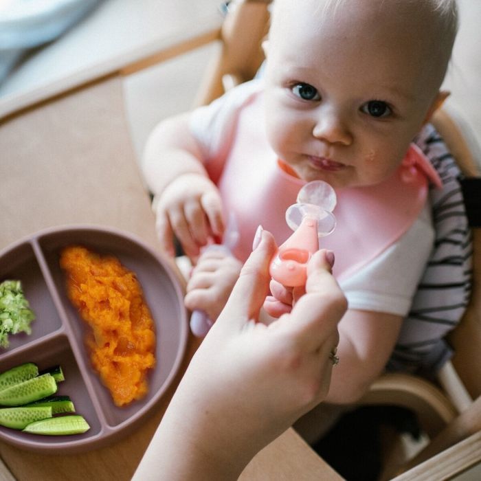 Babyono silikona karotes 2 gab. (oranža/violeta)