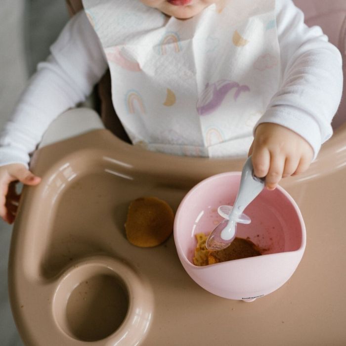 Babyono silikona karotes 2 gab. (oranža/violeta)