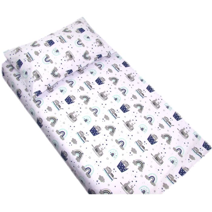 Bērnu gultas veļa  135x100 "Grey"  