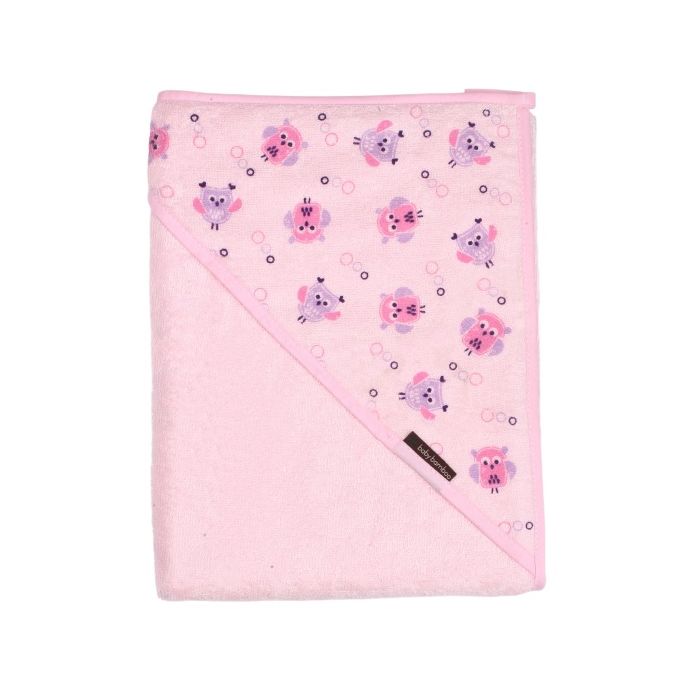 Bambusa dvielis ar kapuci 100x100cm  "Buboo"