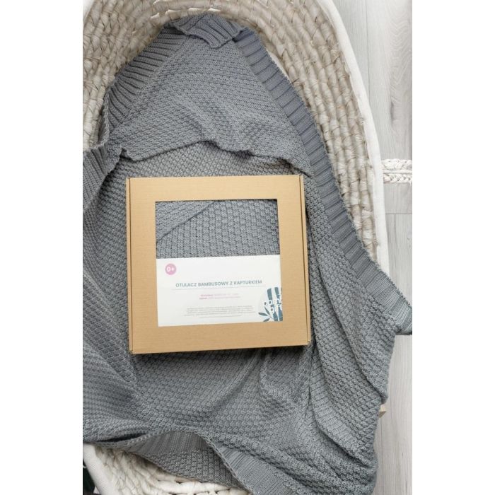 Megztas bambukinis pledukas kūdikiui 