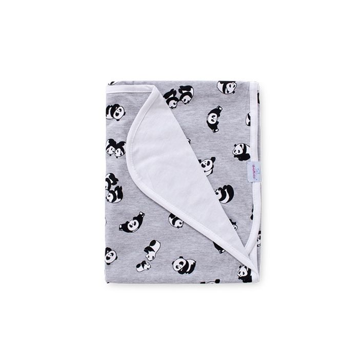 Bambusa Divpusējs pleds "Panda" 100x75cm  