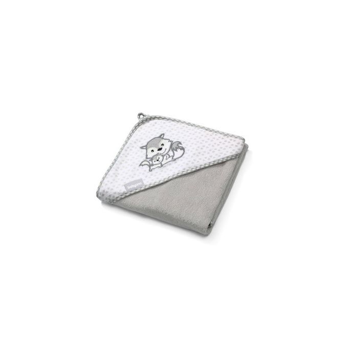 Bambusa dvielis ar kapuci Babyono 76x76 cm "FOX"