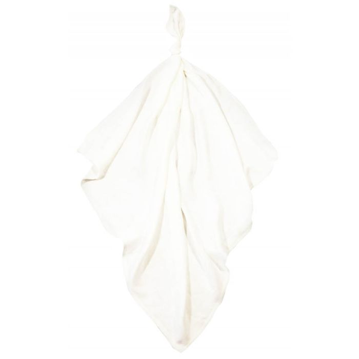 Bambusniedru autiņš "Blank white" 90x90 cm