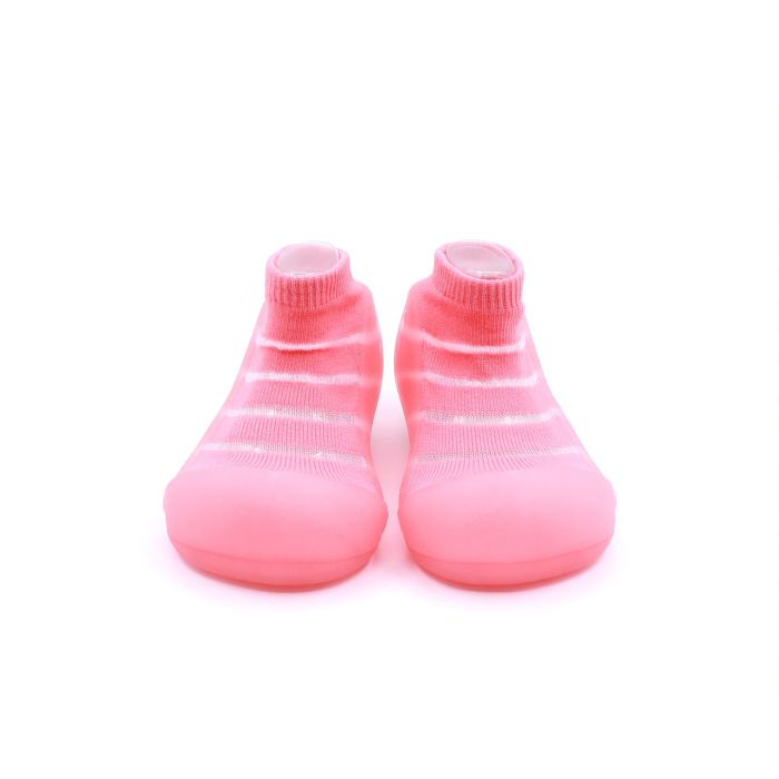 Mazuļu pirmās kurpes Attipas "See though" pink