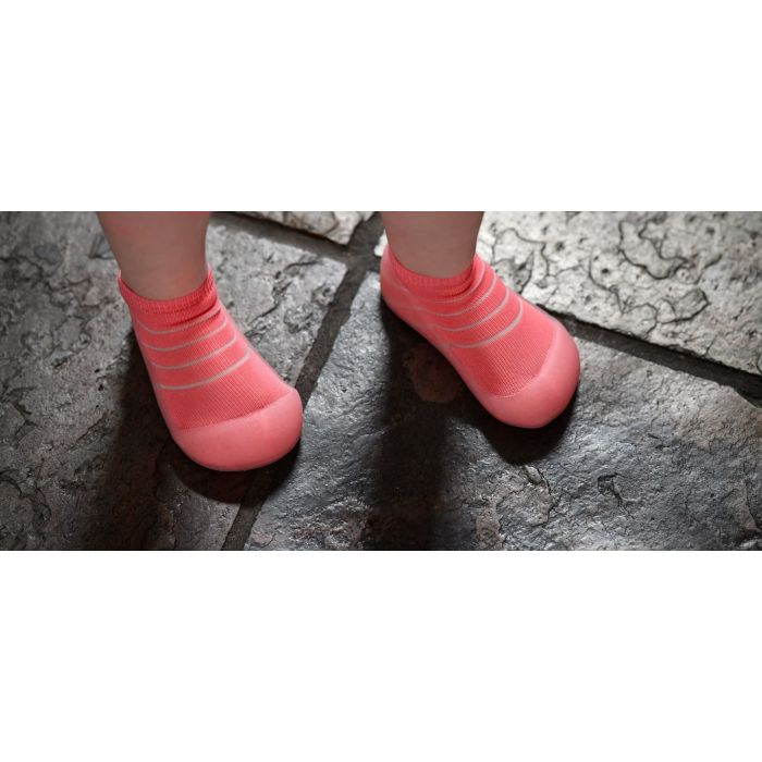 Mazuļu pirmās kurpes Attipas "See though" pink