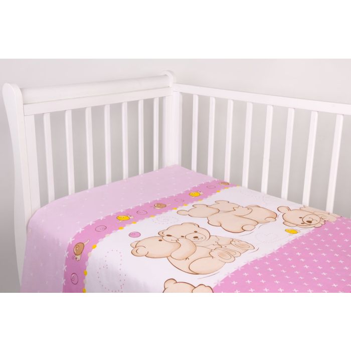 Patalynės komplektas kūdikiams, rožinis