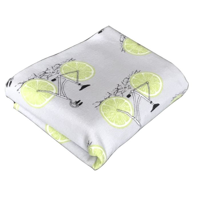 Autiņš flanēļa "Bicycles" 70x80 cm, ar zīmējumu, 1gb.