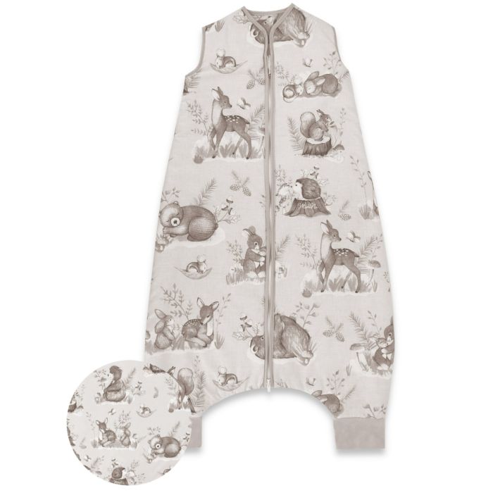 Guļammaiss zīdainim  "Forest in sepia" ar kājām