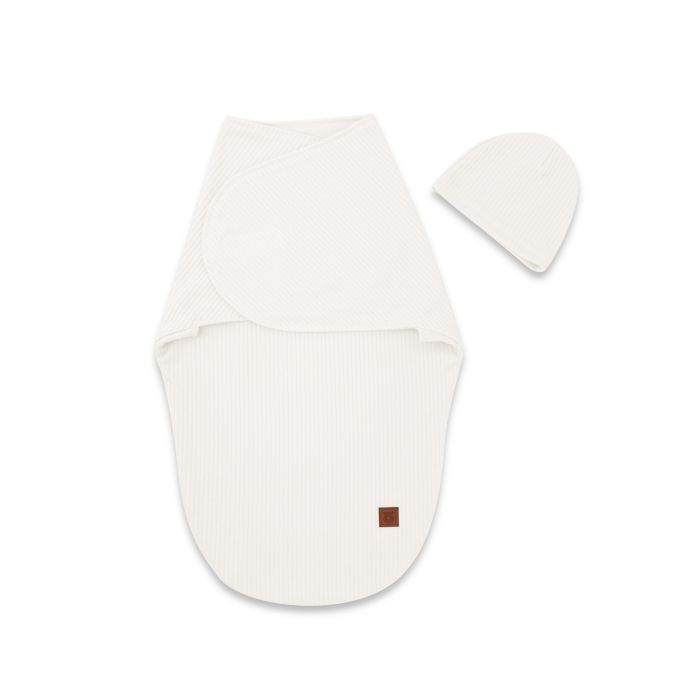 Autiņš - kokons jaundzimušajam Leo interlock soft ecru