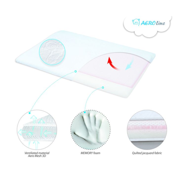 Mazuļa spilvens  40x26cm "Aero slim"