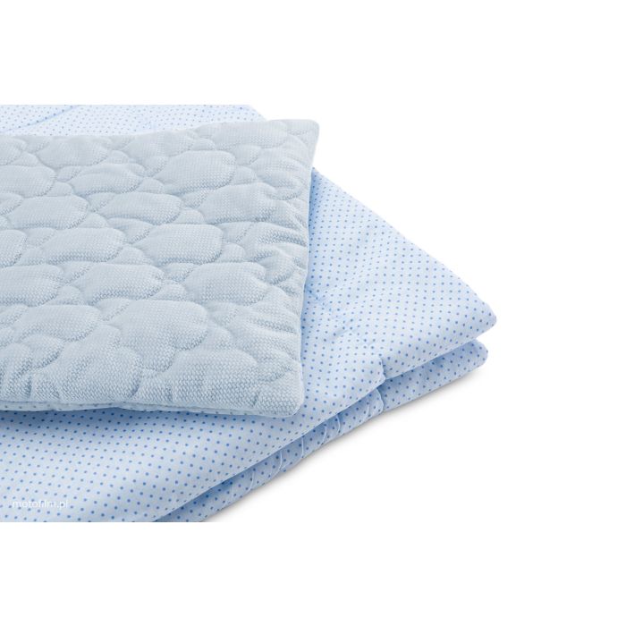 Komplekts "Velvet Dots" pleds 100x75cm un spilvens 30x35 cm 