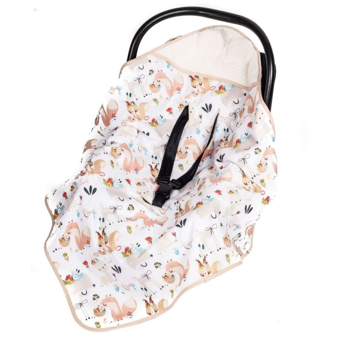  Sedziņa / konverts autokrēsliņām "Best friends" 80x80 cm