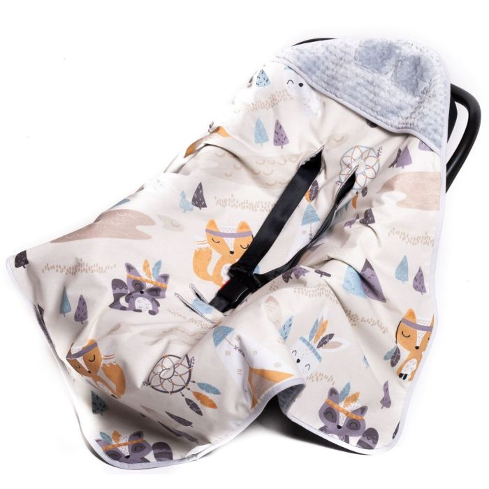  Sedziņa / konverts autokrēsliņām  "Dream catcher" 80x80 cm