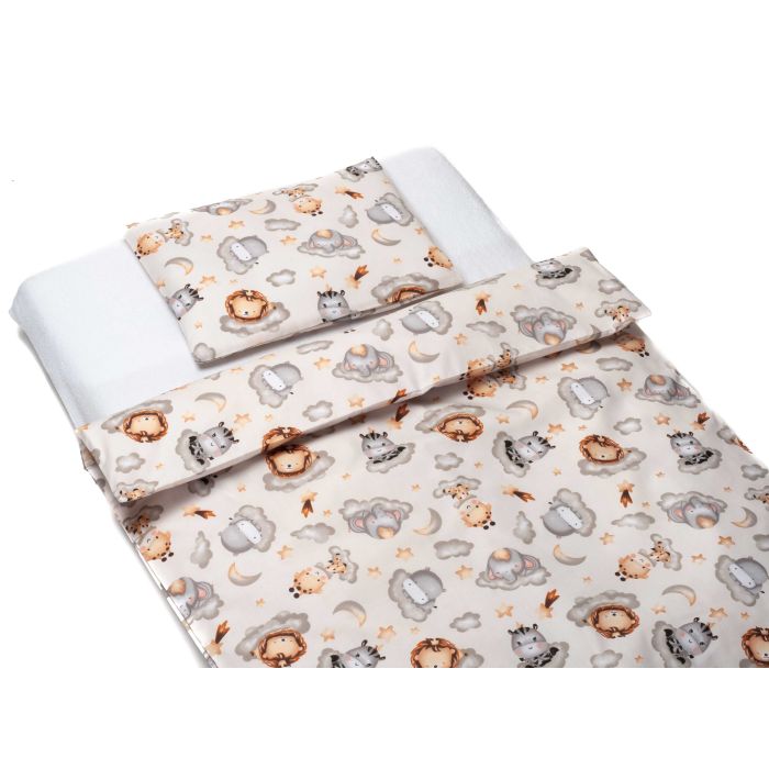 Gultas veļa bērniem 135x100 "Keep dreaming grey" 