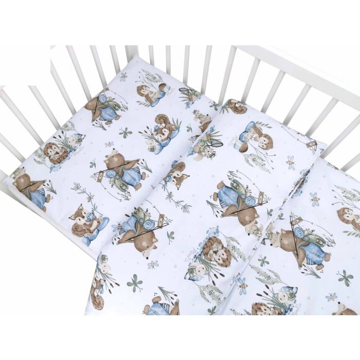 Gultas veļa bērniem 135x100 "Travel time" 