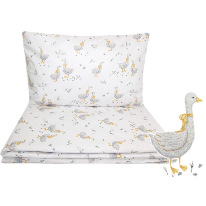 Gultas veļa bērniem 135x100 cm "Golden goose" dzeltens