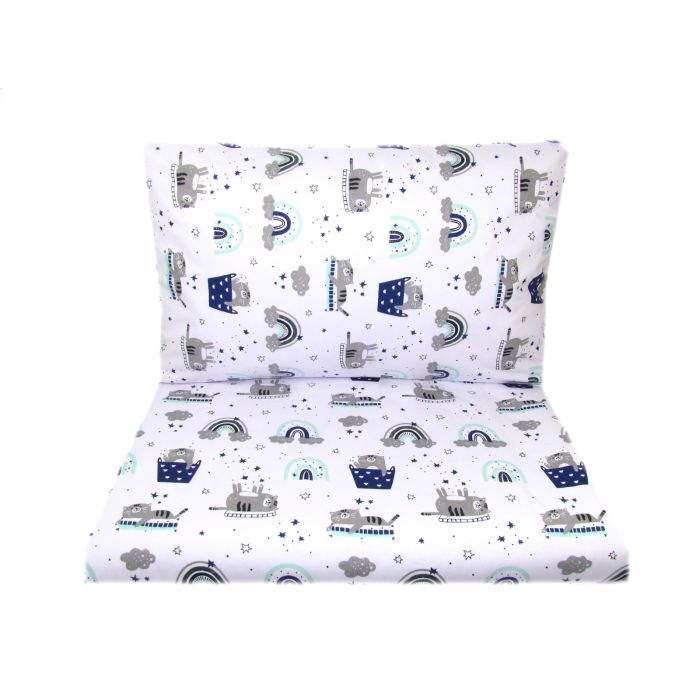 Bērnu gultas veļa  135x100 "Grey"  
