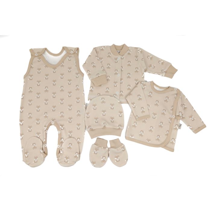 Bērnu komplektiņš no 5 daļam "Fox beige" 
