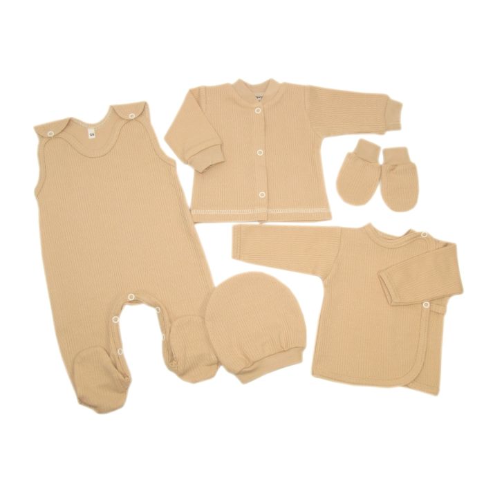 Bērnu komplektiņš no 5 daļam "Natural beige"