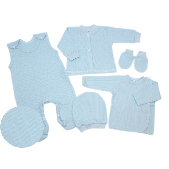 Bērnu komplektiņš no 5 daļam "Natural blue"  