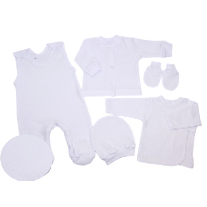 Bērnu komplektiņš no 5 daļam  "Natural white"  