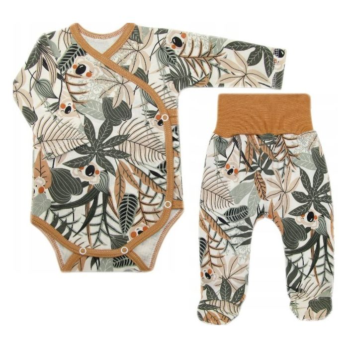 Bērnu komplektiņš no 2 daļam "Tropics brown" 