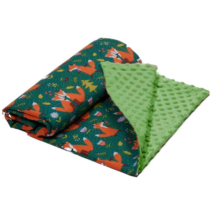 Bērnu pleds "Red couple" 100x75cm  zaļš