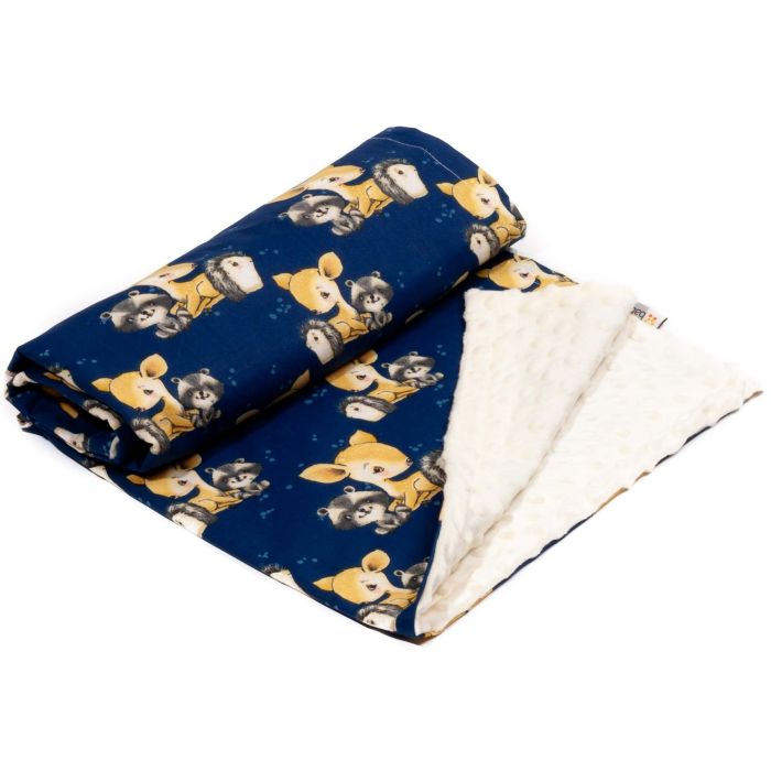 Bērnu pleds 100x75cm "Family time" bēšs 