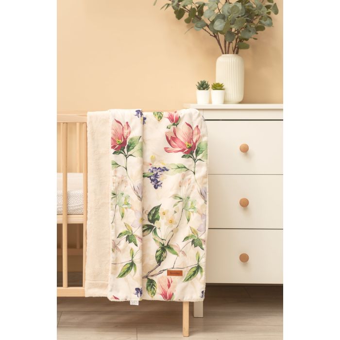 Bērnu pleds "SIlky" 100x80 cm with Magnolia