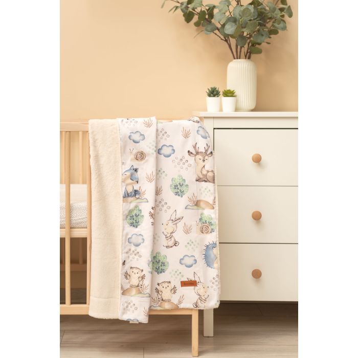 Bērnu pleds "SIlky" 100x80 cm with Ulf