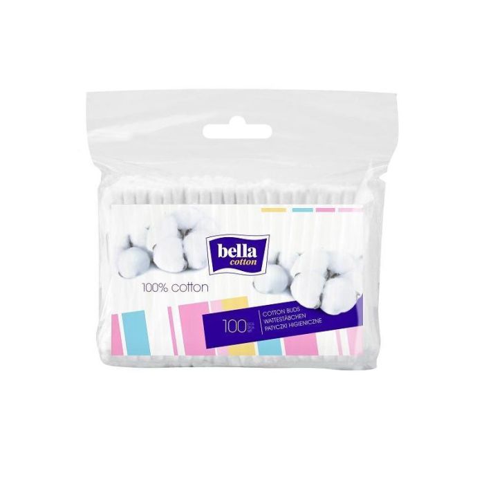 Higieniniai vatos pagaliukai Bella Cotton 100vnt