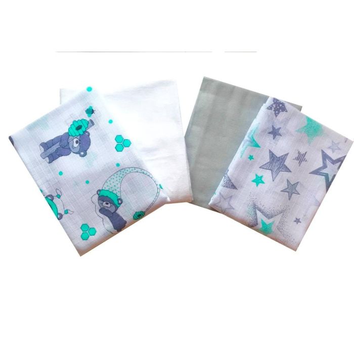 Autiņu komplekts 4 daļas "Bears"