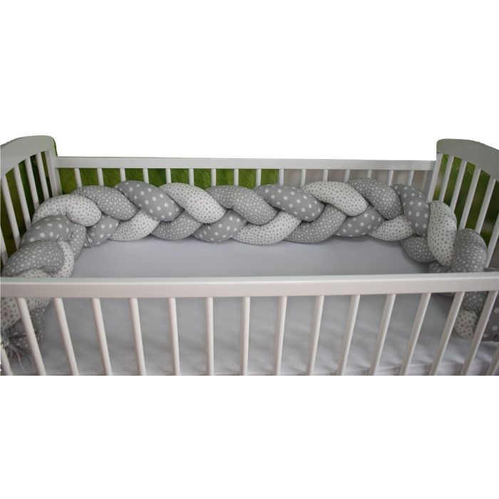 Bērnu Gultas Apmales 210 cm "Braided Bumper"