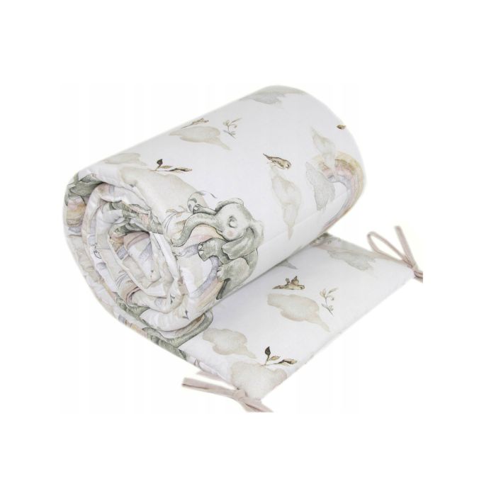 Bērnu Gultas Apmales 180 cm "Elephants"