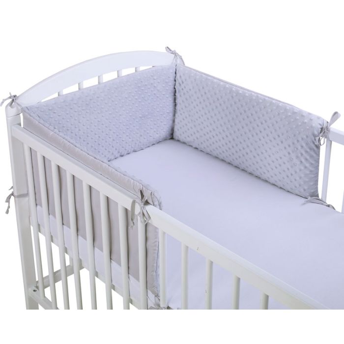 Bērnu Gultas Apmales 180 cm "Tenderness" pelēks