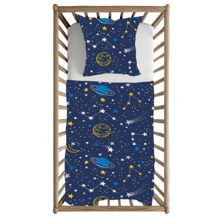 Gultas veļa komplekts šūpulim 80x70cm "Universe"