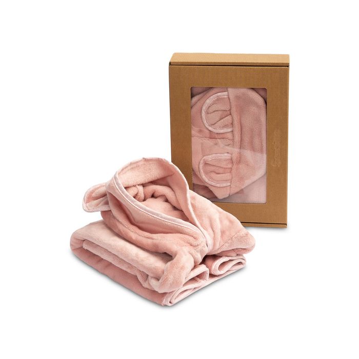 Bernu halāts "Bear pale pink" 