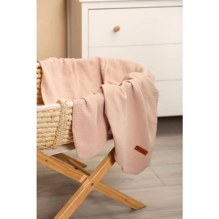 Bērnu muslīna sedziņa "Vittoria cocoa" 75x100 cm