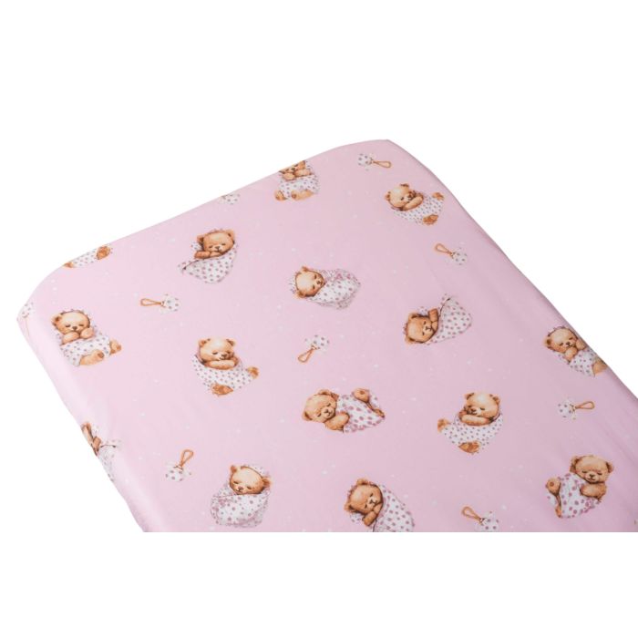 Bērnu palags ar gumiju  "Baby girl" 