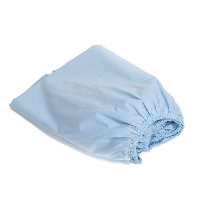 Bērnu palags ar gumiju "Soft blue"  120x60