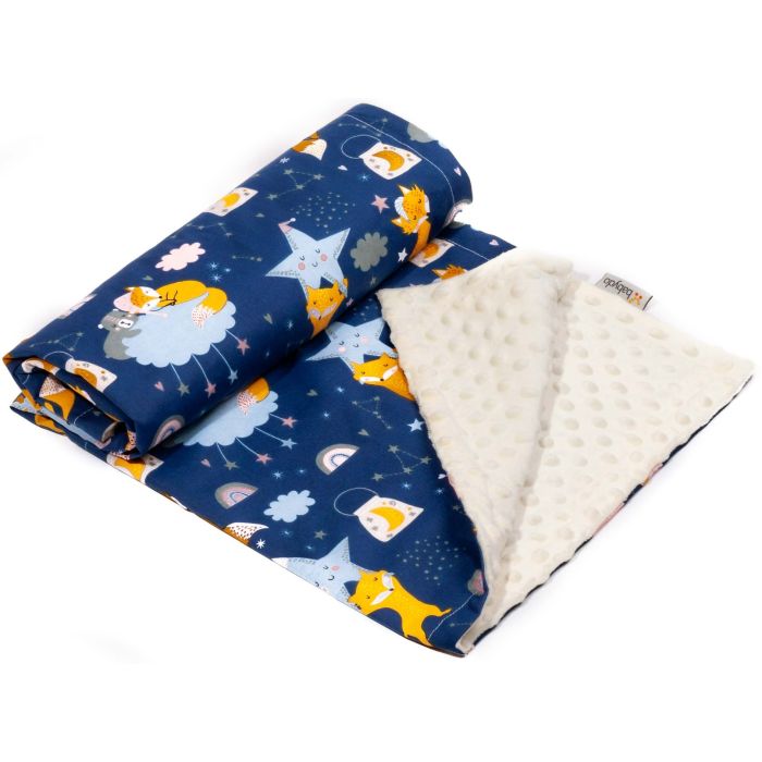 Bērnu pleds 100x75cm "Fox"  bēšs