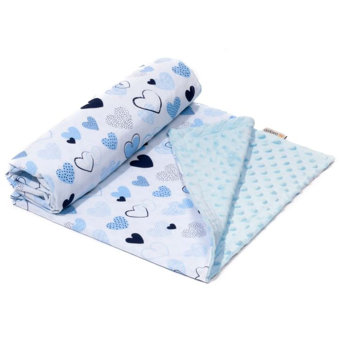 Bērnu pleds 100x75cm "My love" zils 