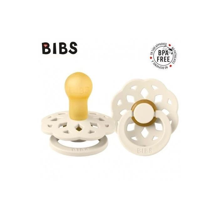 BIBS Boheme knupītis 1gab.  0-6 mēn. Ivory