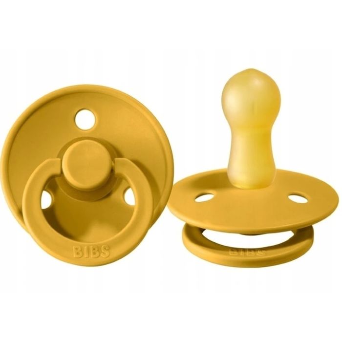 BIBS knupītis 1gab. 0-6 mēn. Mustard