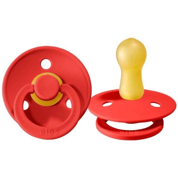 BIBS knupītis 1gab.  0-6 mēn. Strawberry