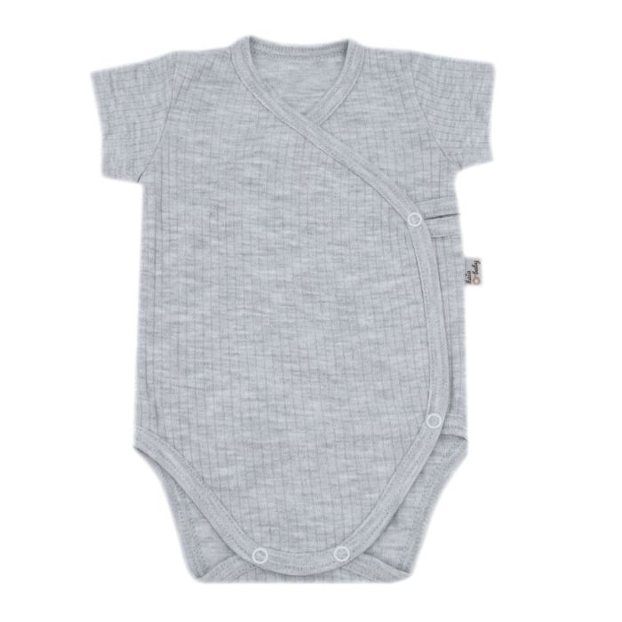 Bērnu bodijs ar īsām piedurknēm "Kos" grey
