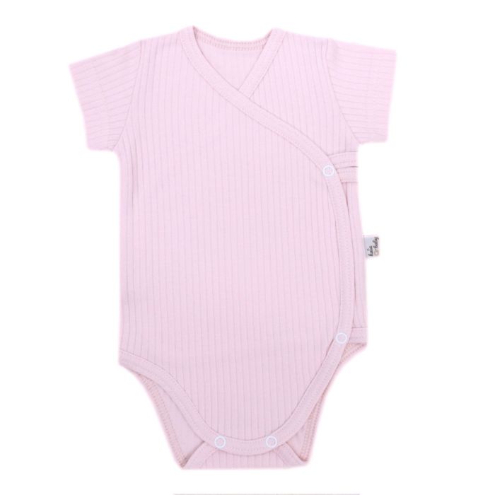 Bērnu bodijs ar īsām piedurknēm "Kos" pale rose