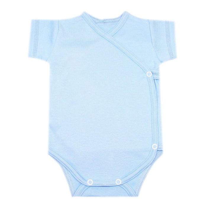 Bodijs ar īsām piedurknēm "One" BABY BLUE