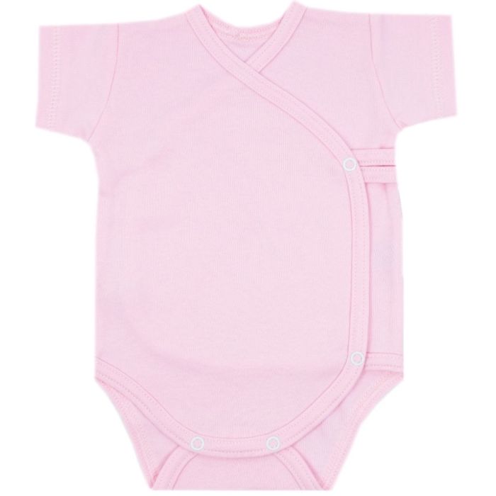 Bodijs ar īsām piedurknēm "One" BABY PINK